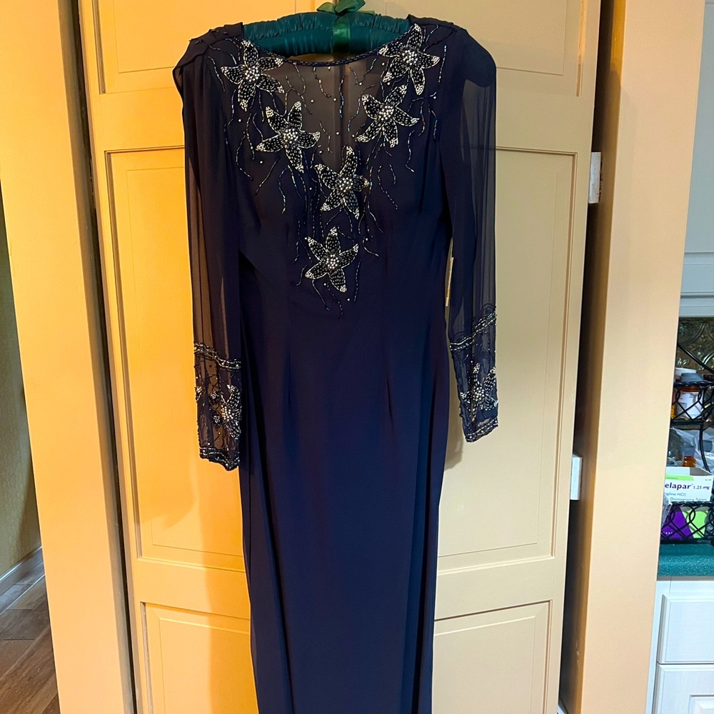 ALYCE DESIGNS Navy Blue Dress